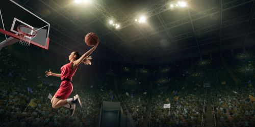 female basketball player