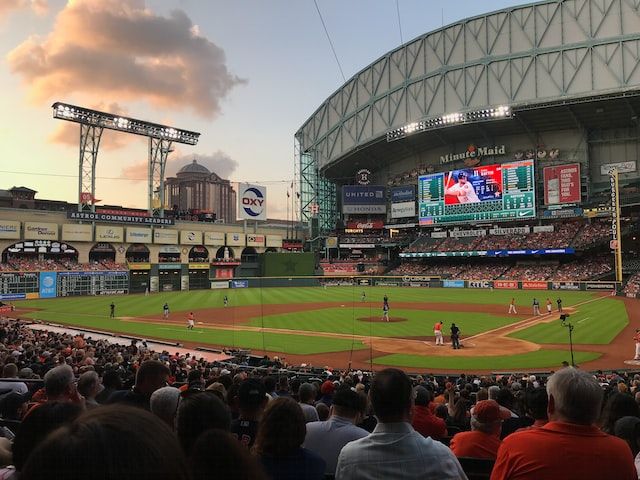 a baseball game