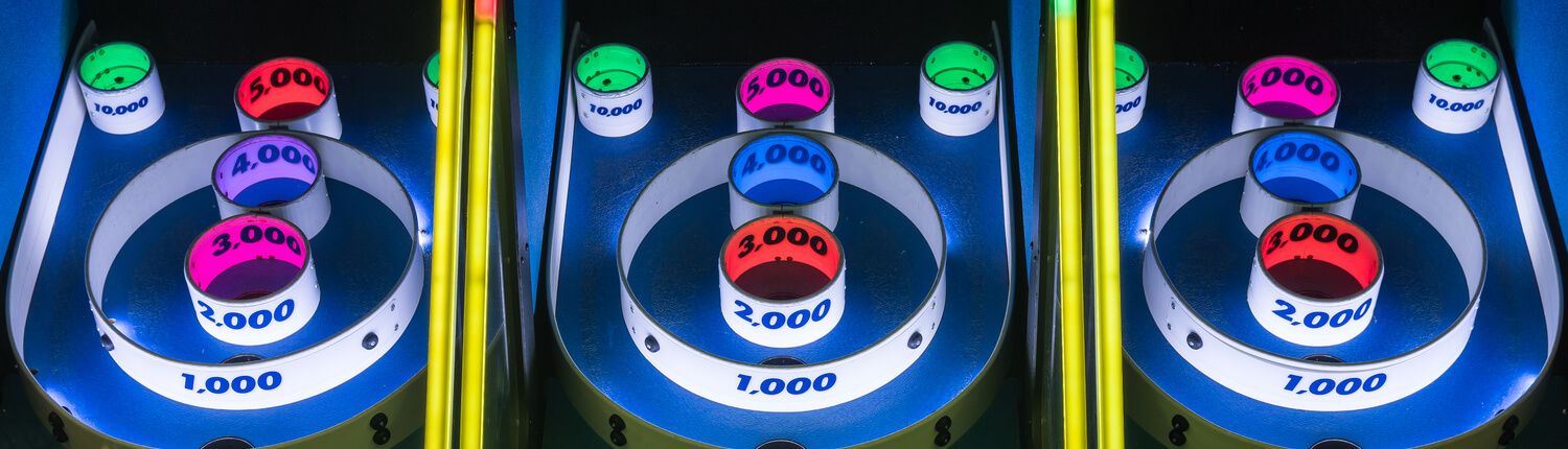 skeeball at arcade