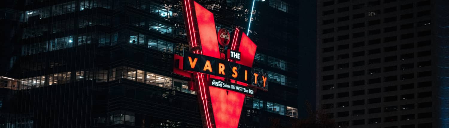 the varsity sign