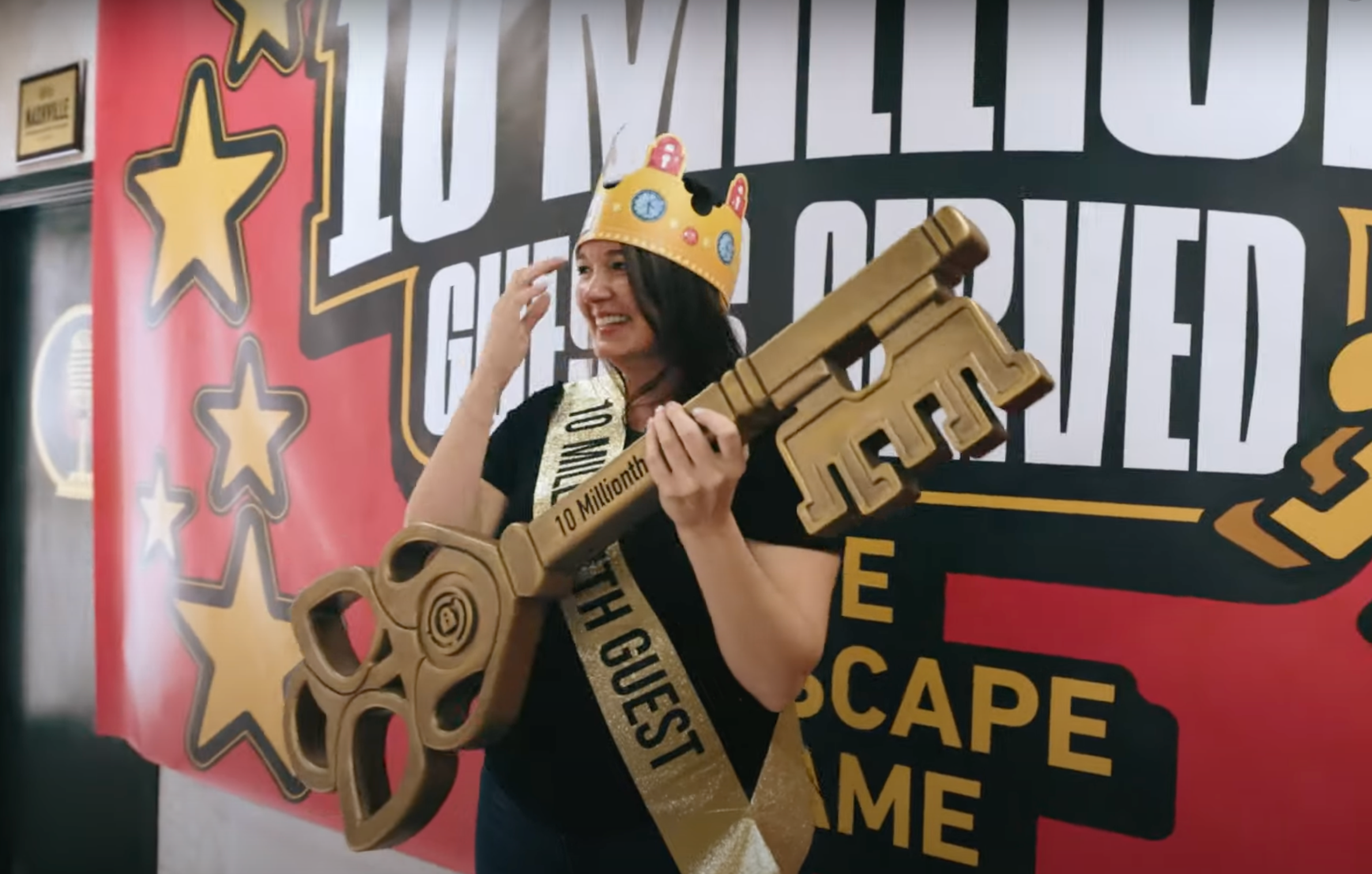 The Escape Game Celebrates 10 Millionth Guest