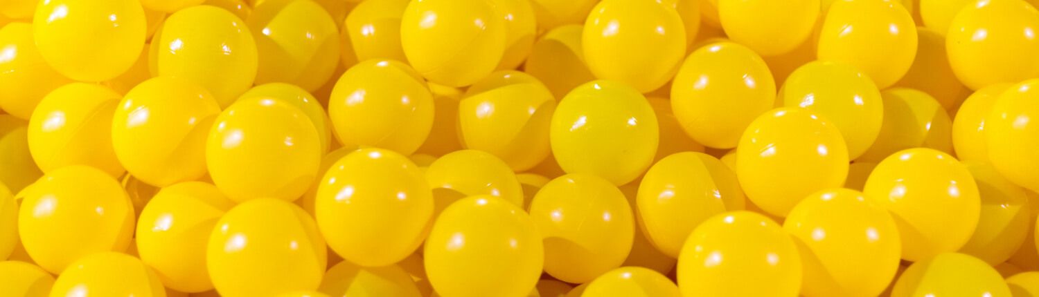 yellow ball pit