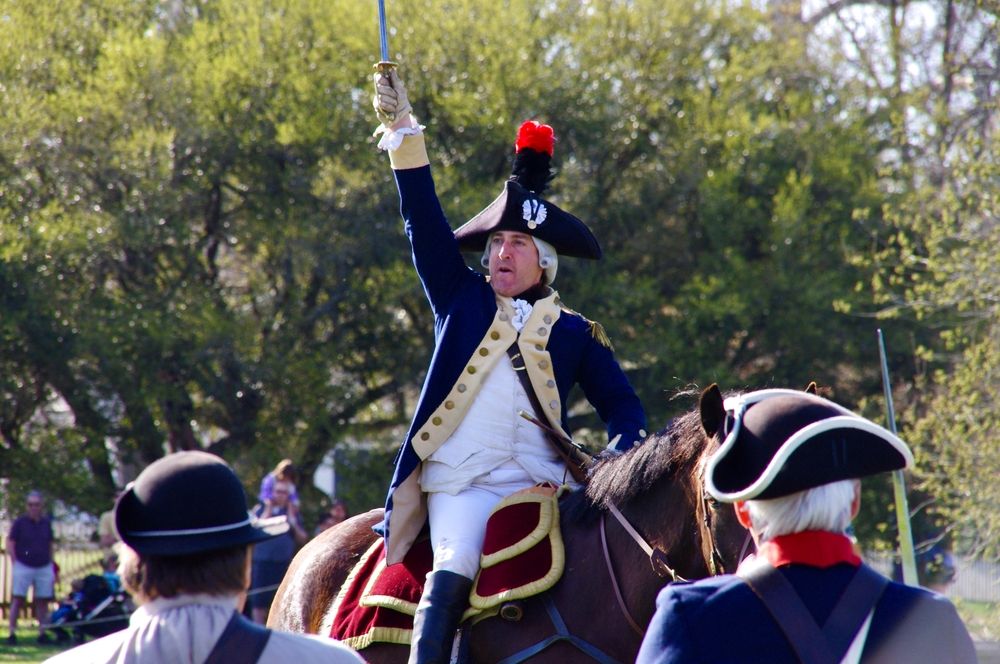 Wiliamsburg colonial re-enactment