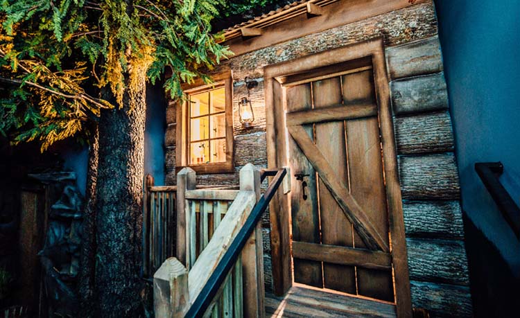 Gold Rush Cabin Exterior