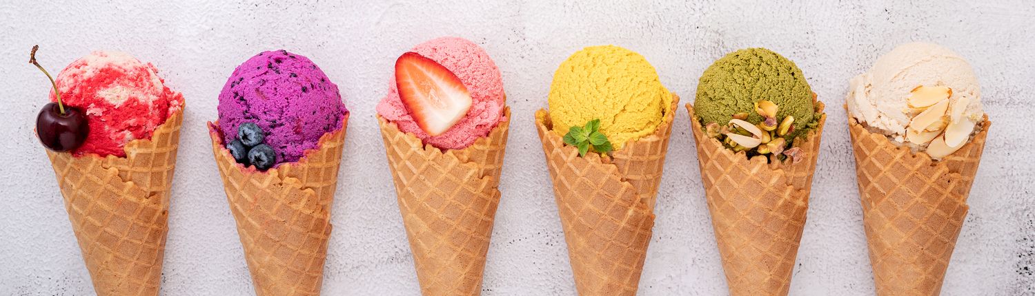 ice cream cones