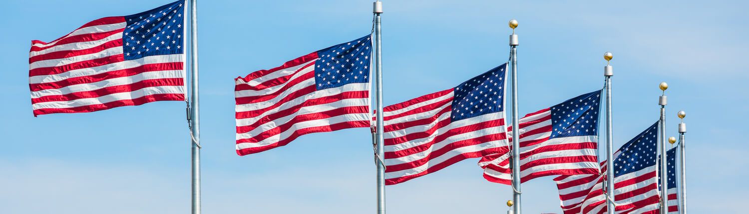 american flags