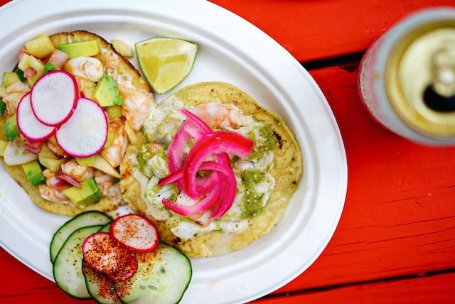 Mexican food on a plate