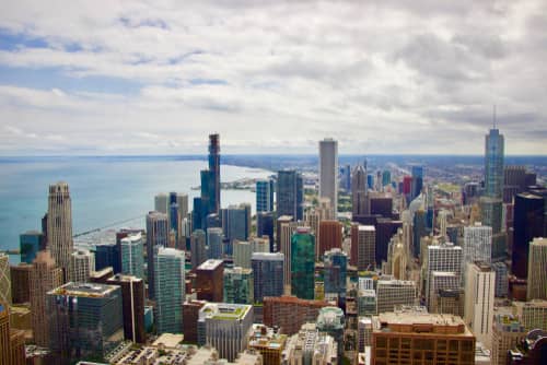 view from 360 Chicago