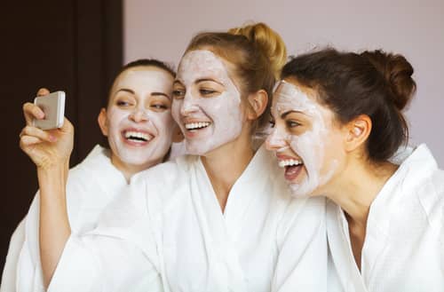 women in a spa