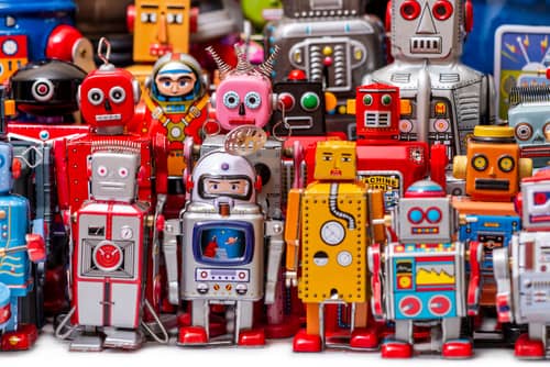 mini robot toys