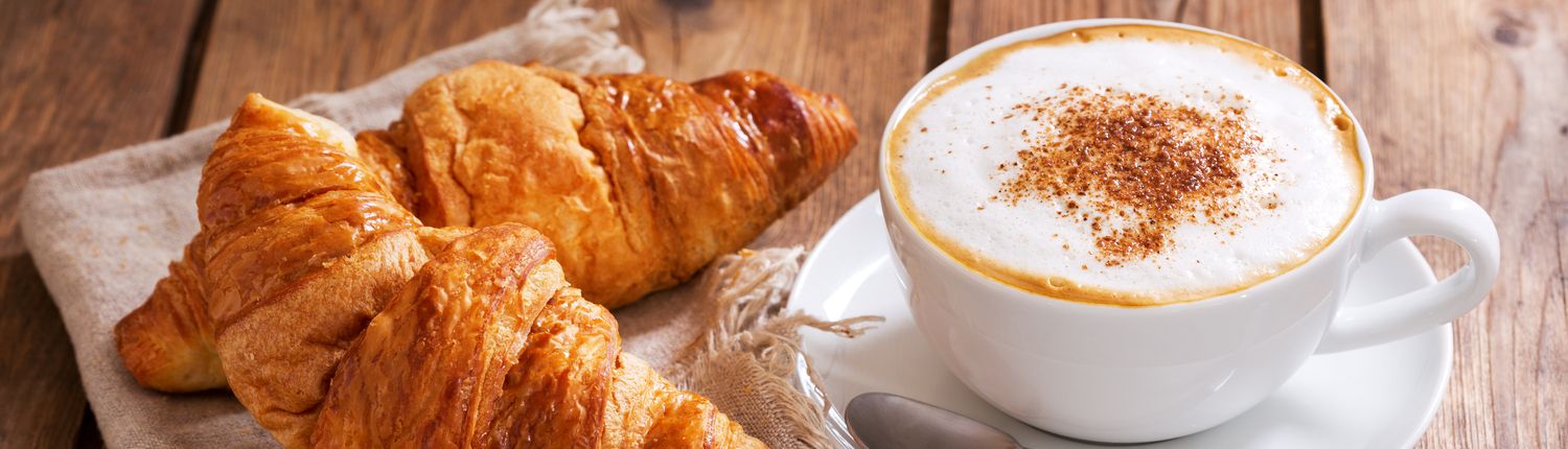 coffee and croissants